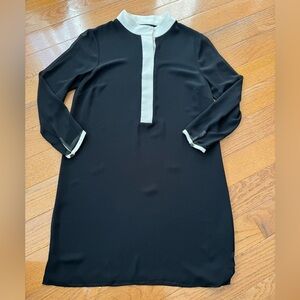 Ted Baker London Size 1 Black and Cream Sabsile Dress